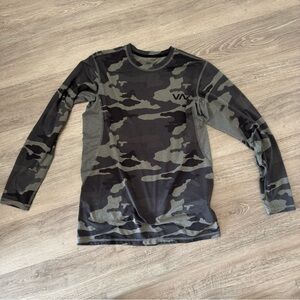 RVCA camo long sleeve